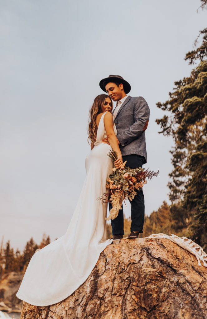 lake tahoe elopement