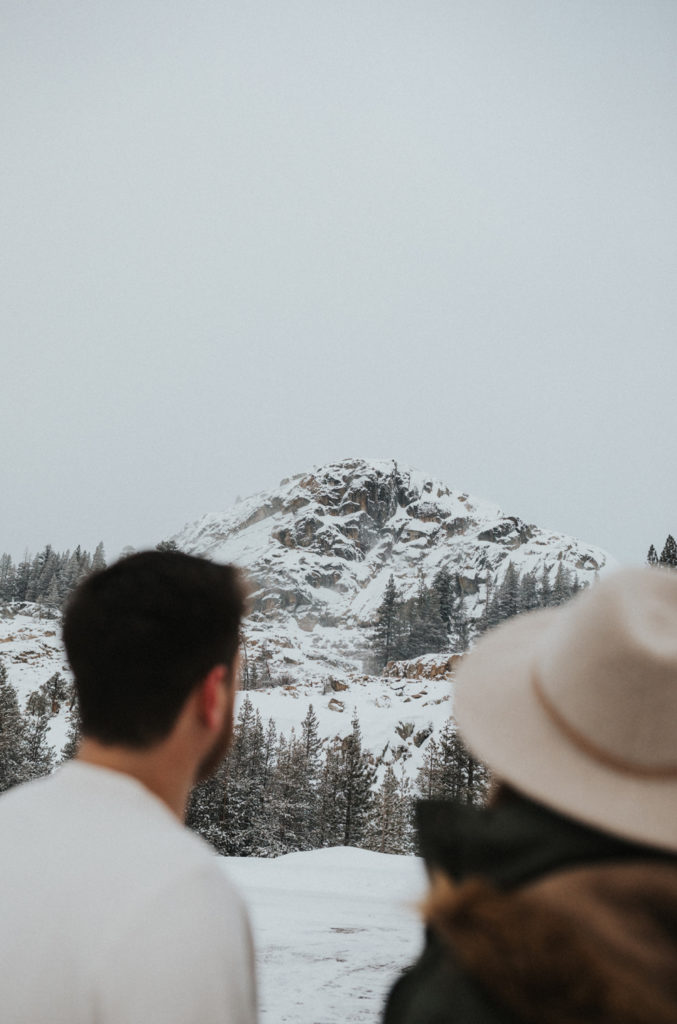 moody morning engagement