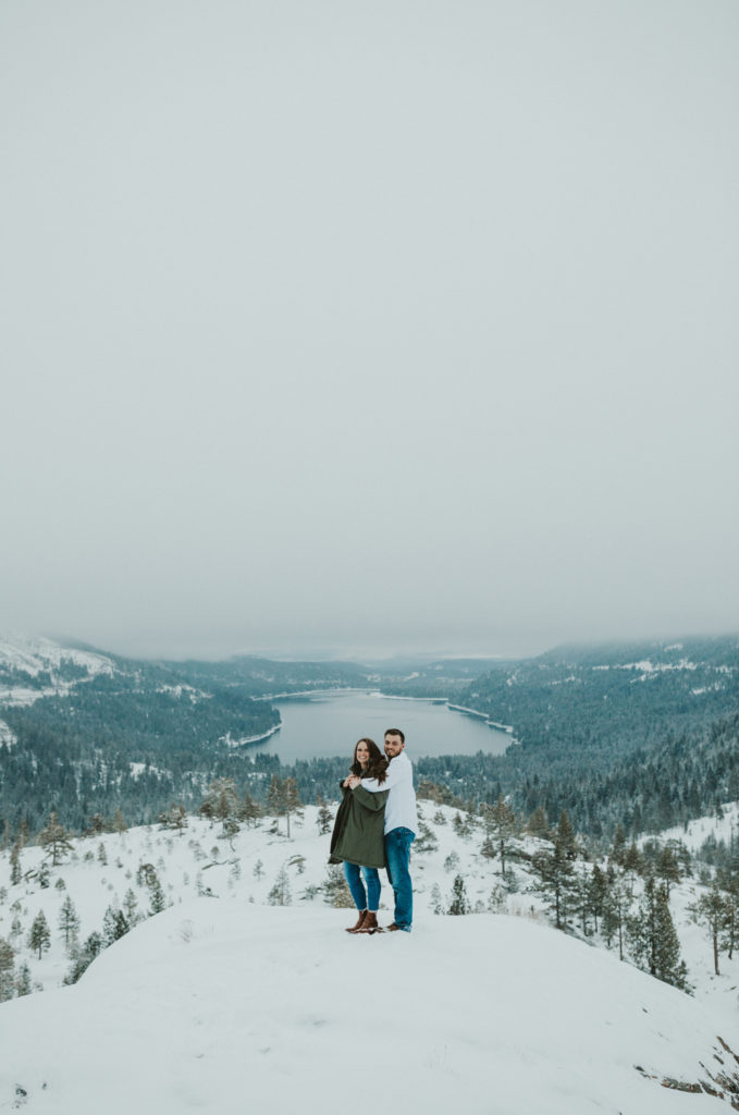 moody morning engagement