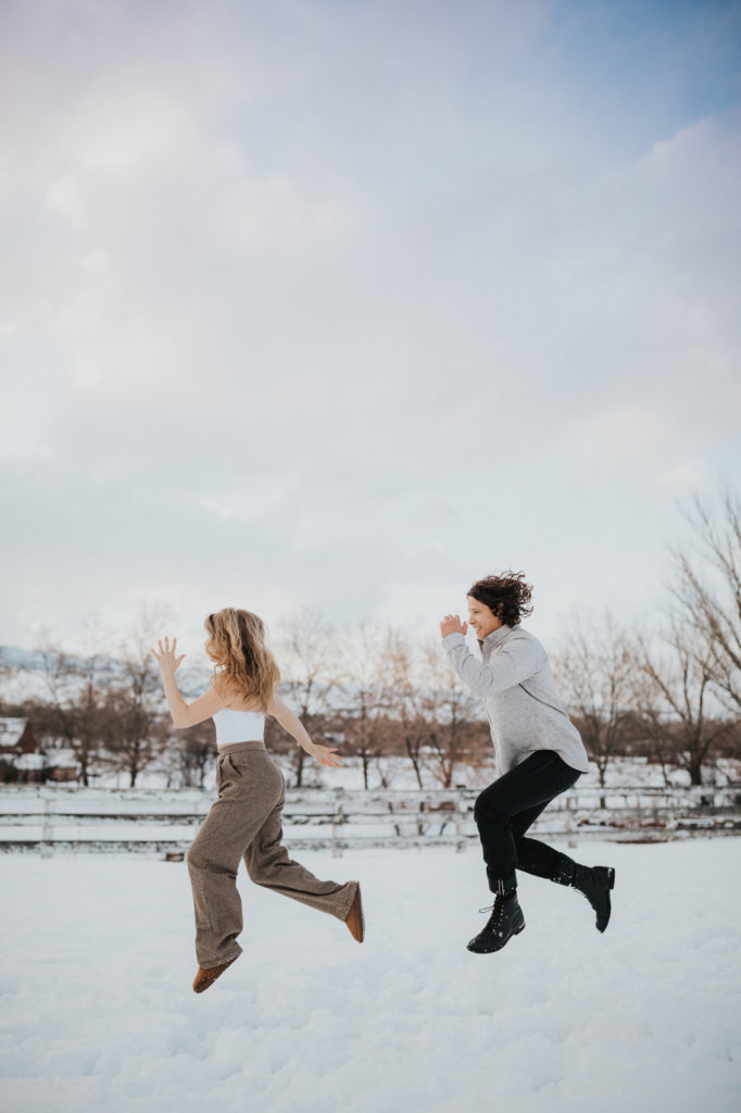 winter surprise proposal
