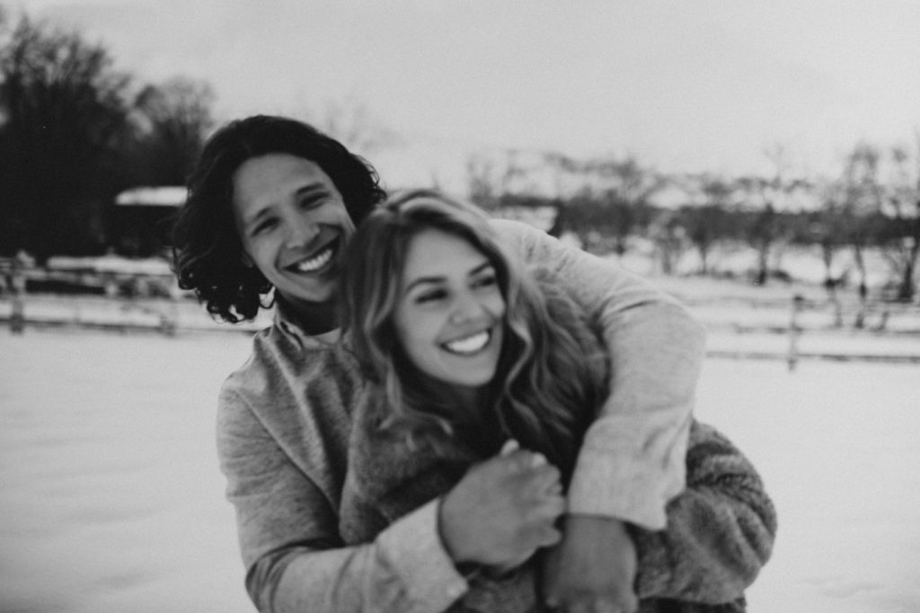 winter surprise proposal