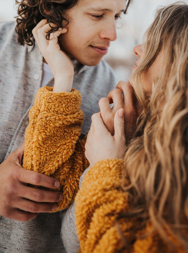 winter surprise proposal