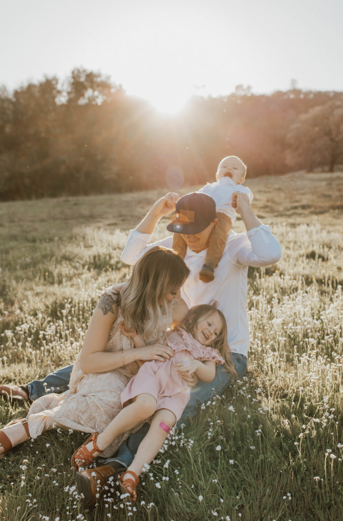 spring family photoshoot