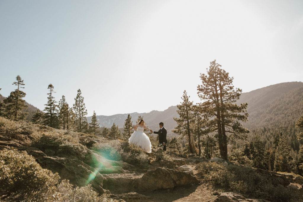 lake tahoe elopement