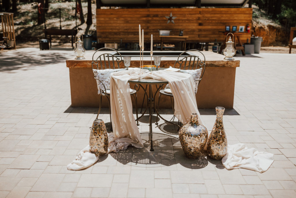 wedding in the woods
