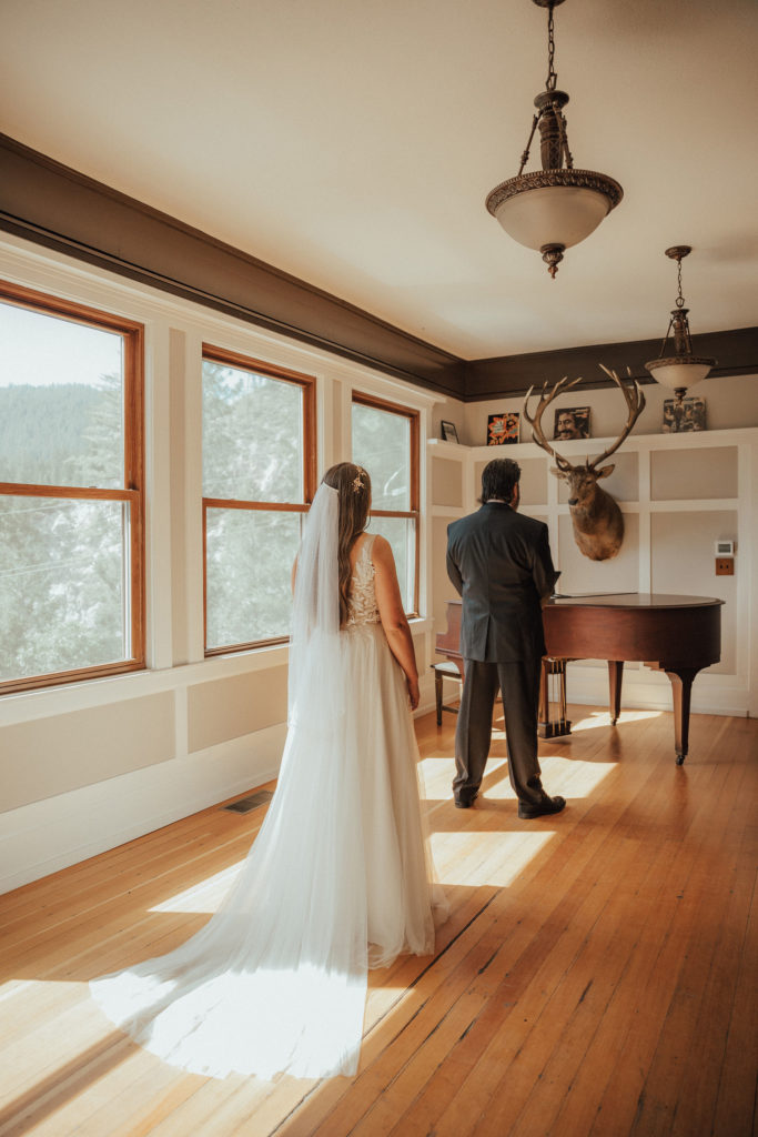 wedding in the woods