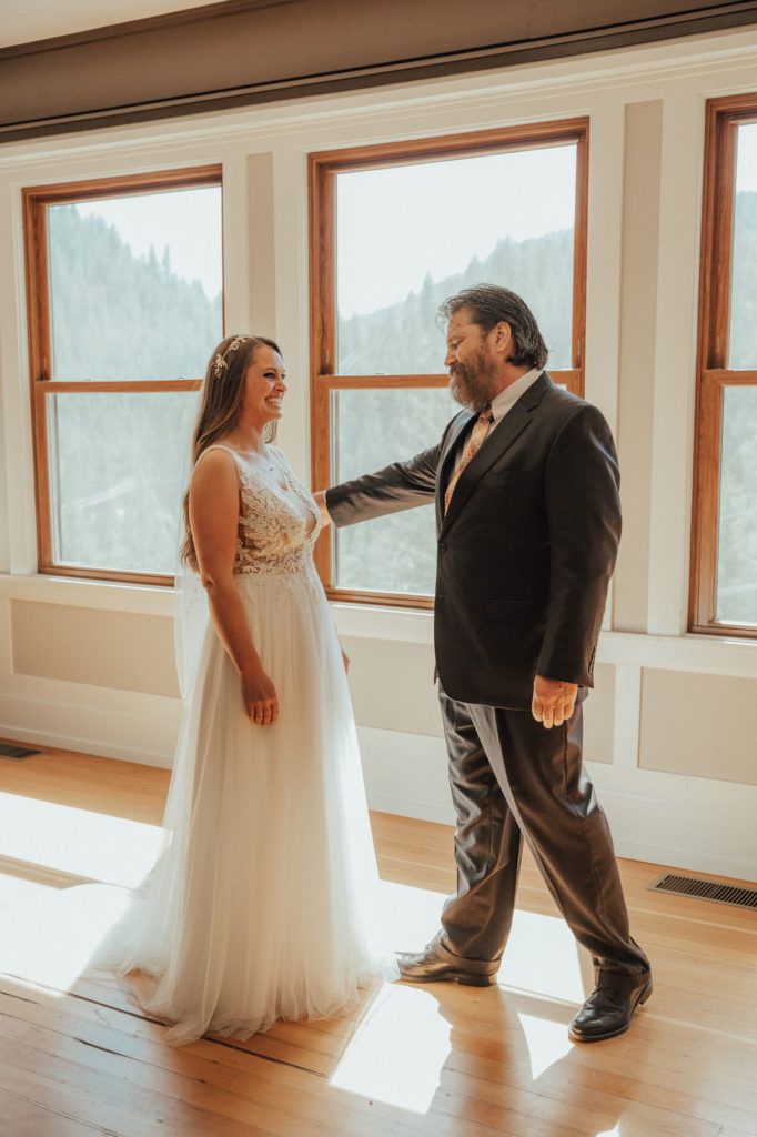 wedding in the woods