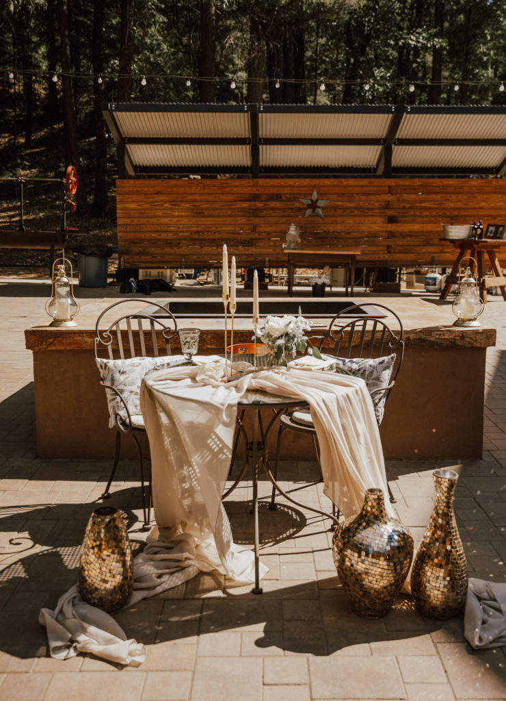 wedding in the woods