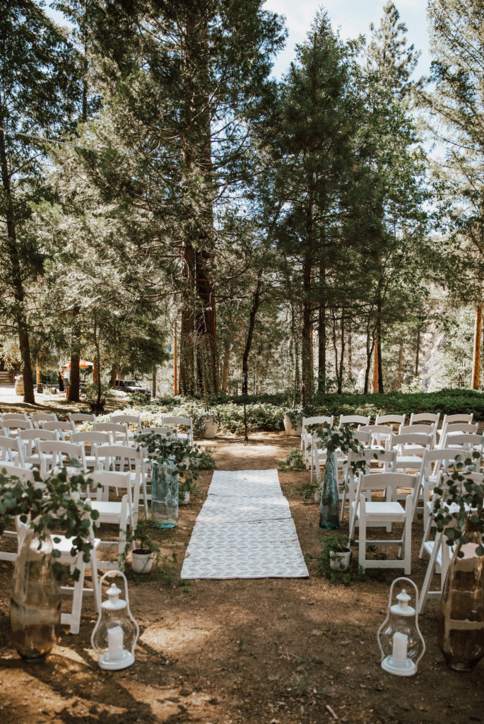 wedding in the woods