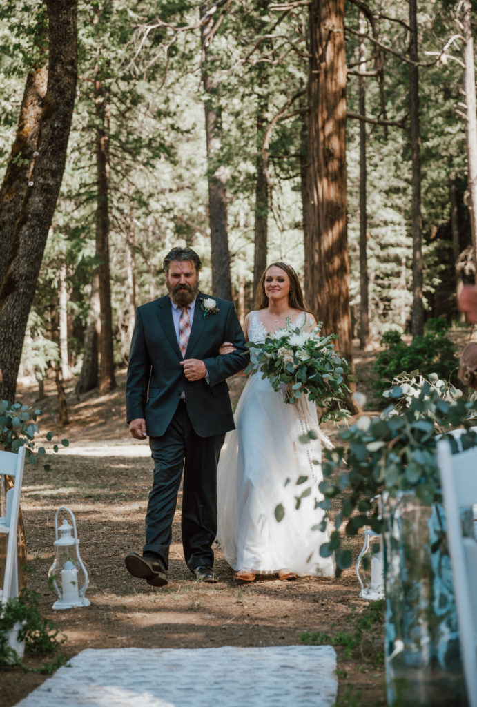 wedding in the woods