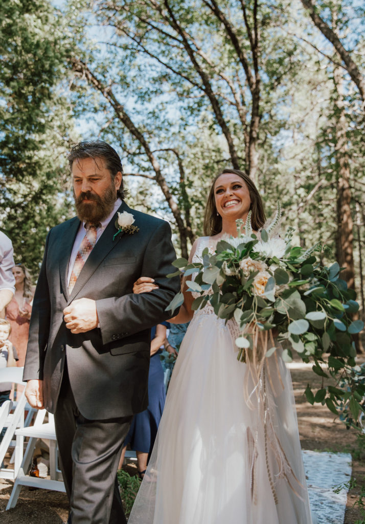 wedding in the woods