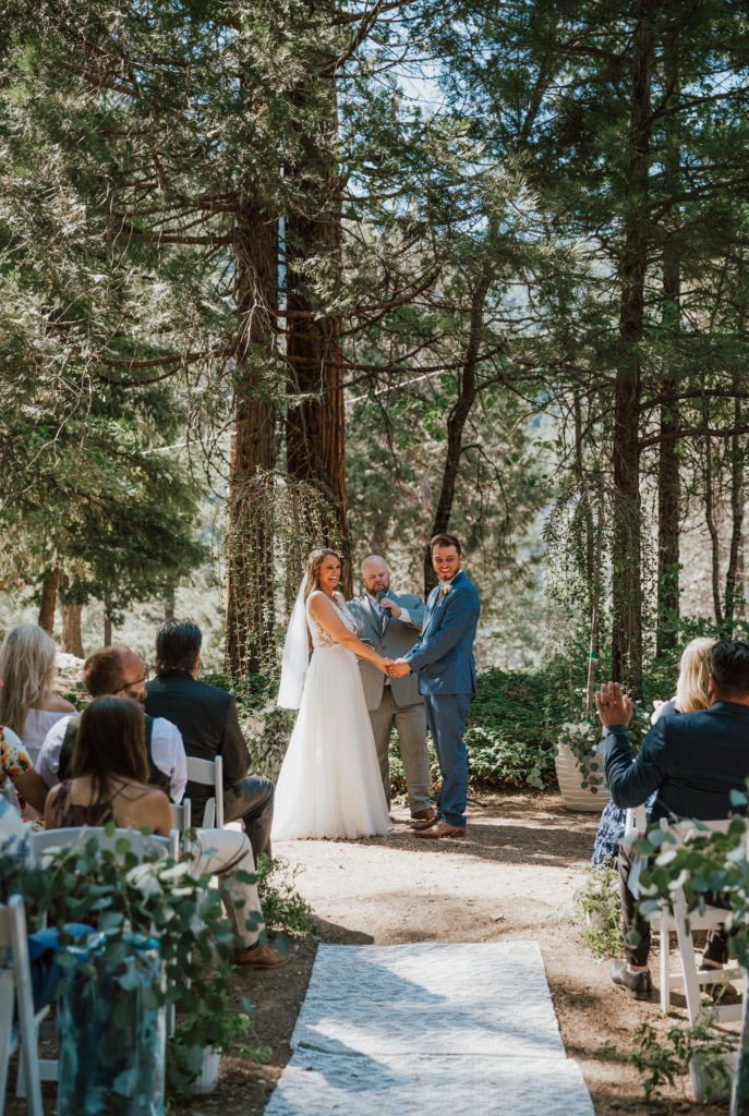 wedding in the woods