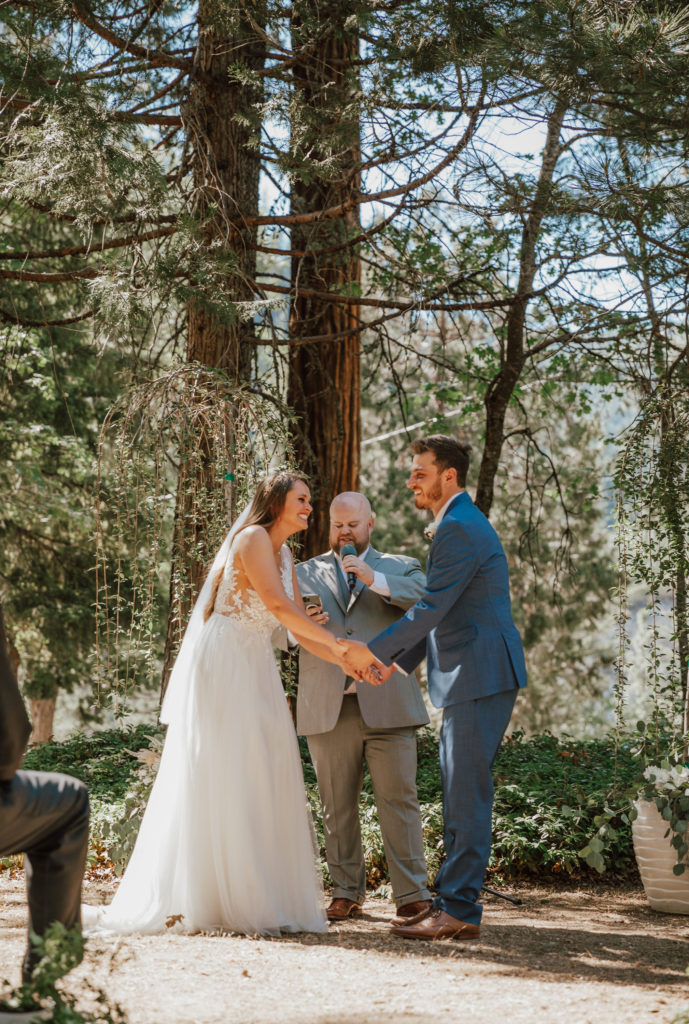wedding in the woods