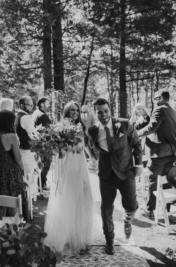 wedding in the woods