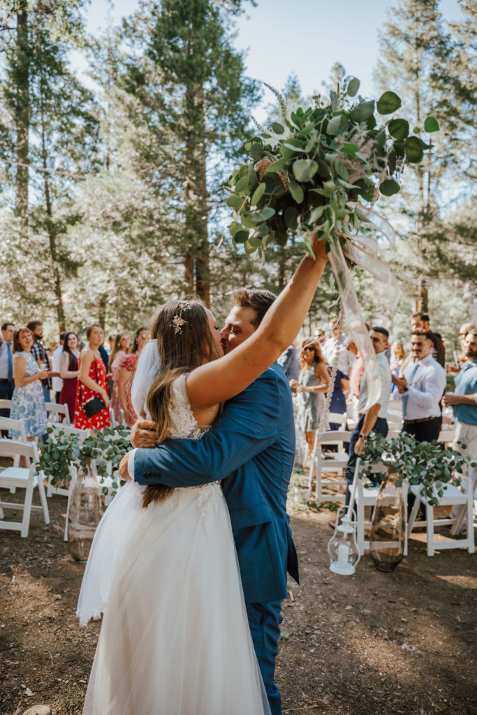 wedding in the woods