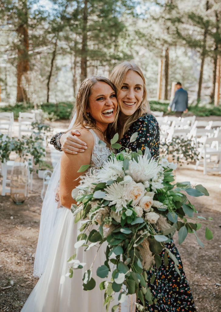 wedding in the woods