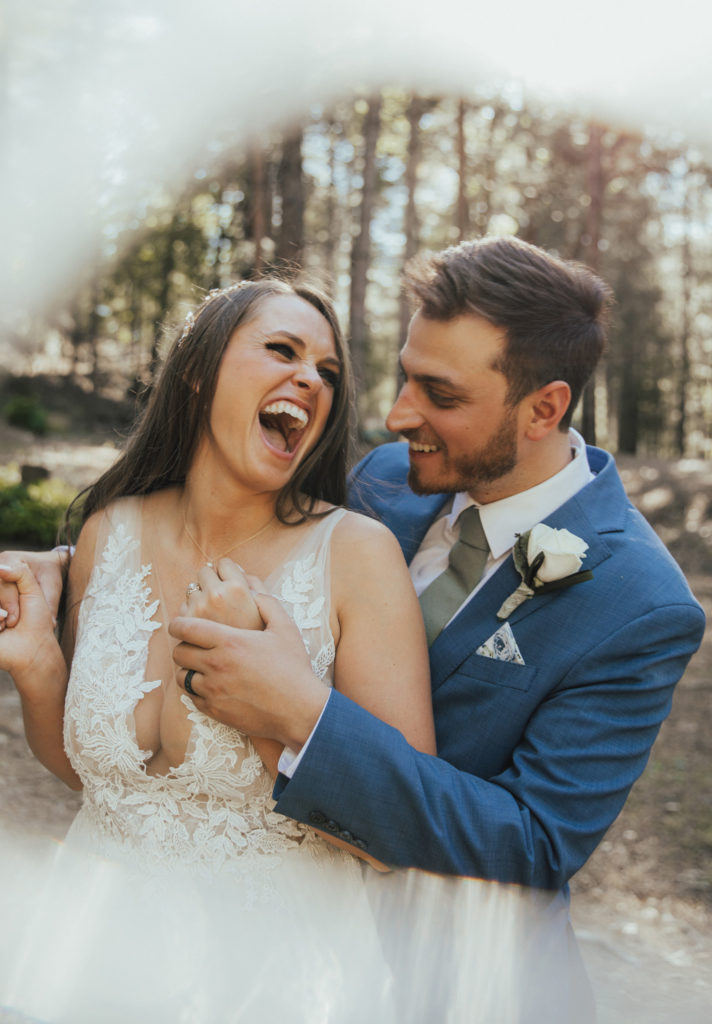 wedding in the woods