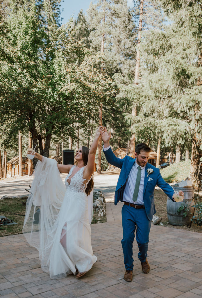 wedding in the woods