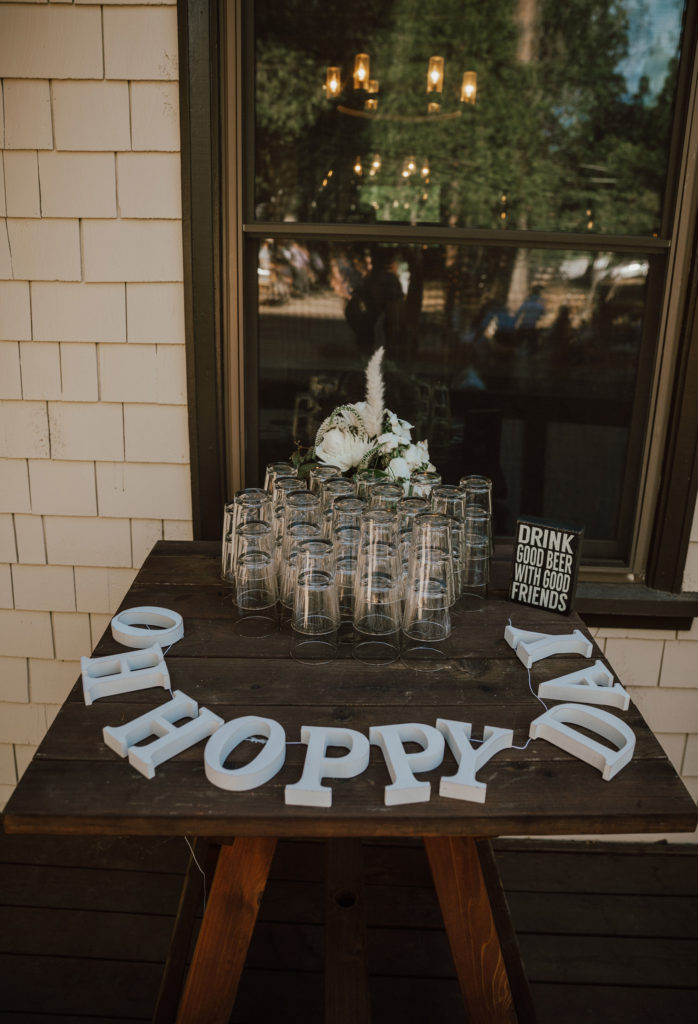 wedding in the woods