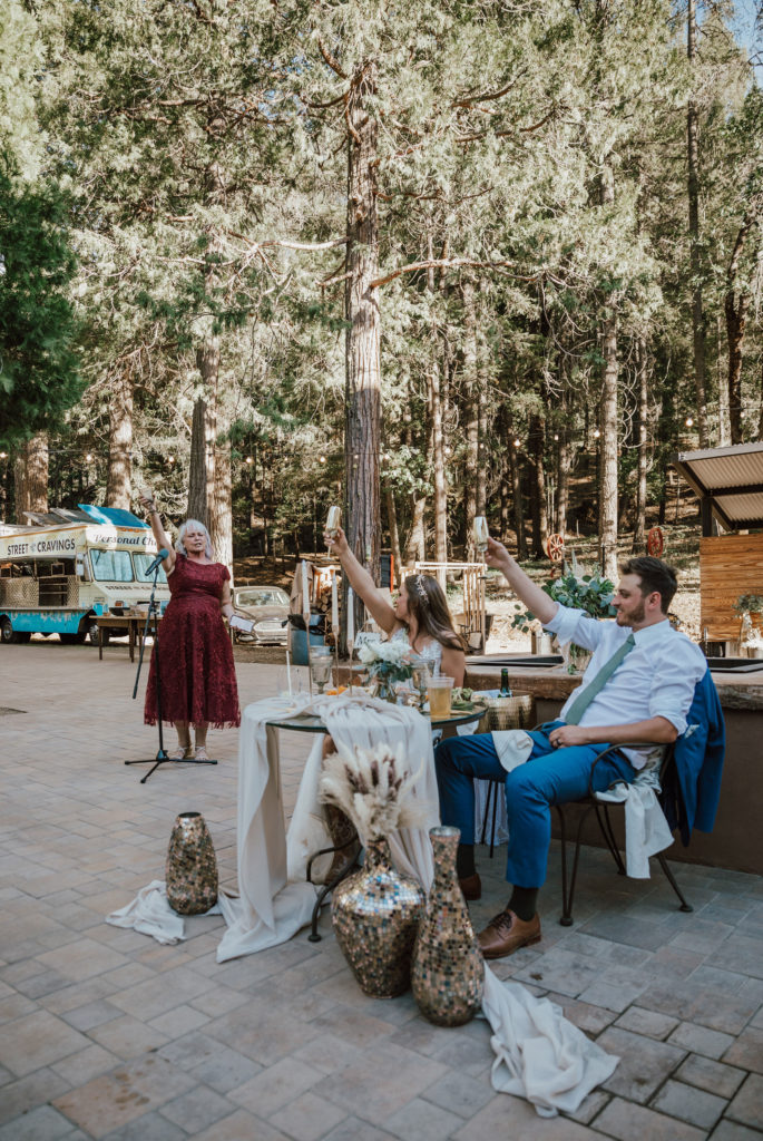 wedding in the woods