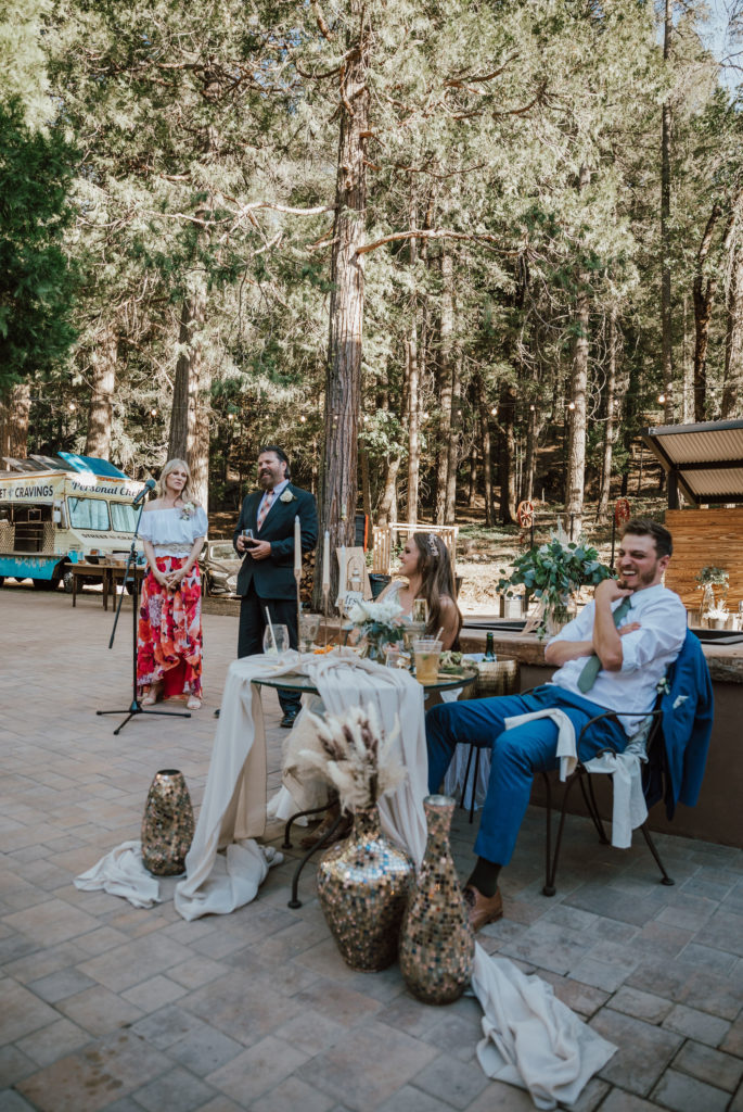 wedding in the woods