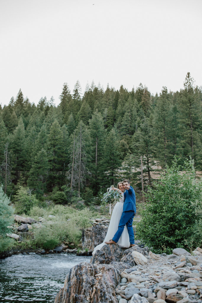 wedding in the woods