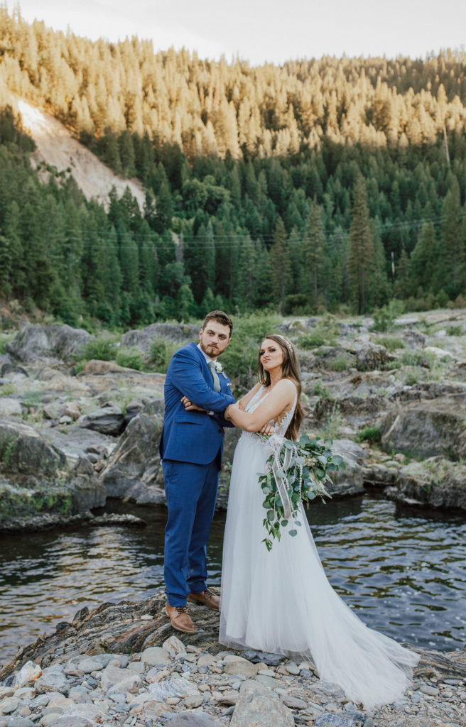 wedding in the woods