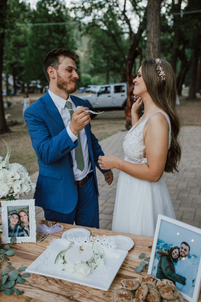 wedding in the woods