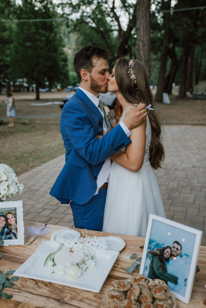 wedding in the woods