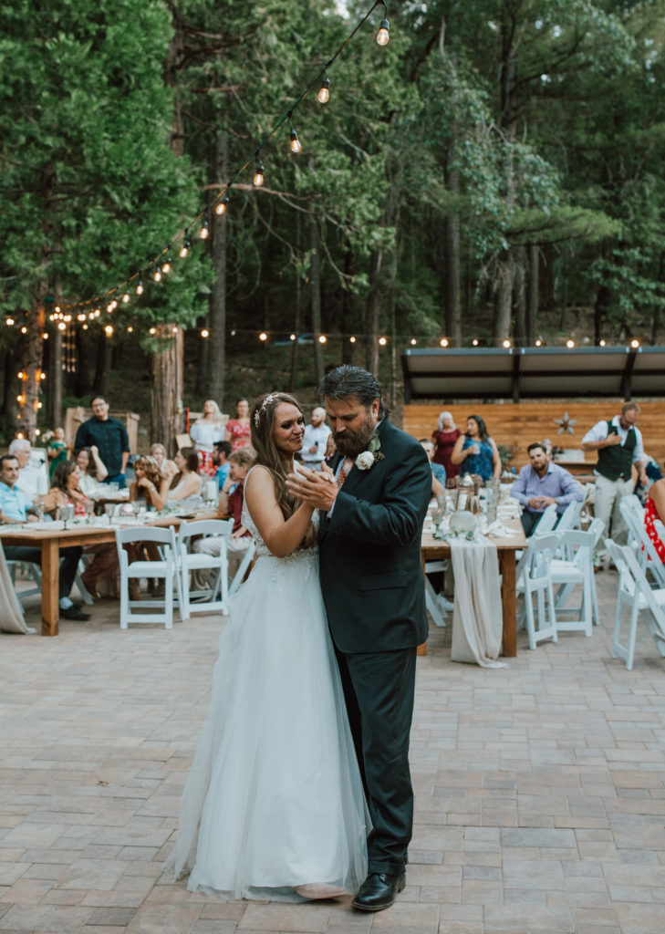 wedding in the woods