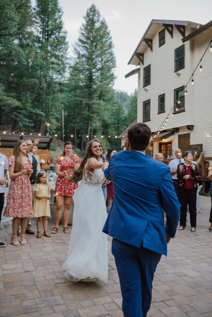 wedding in the woods