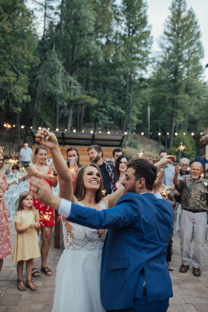 wedding in the woods