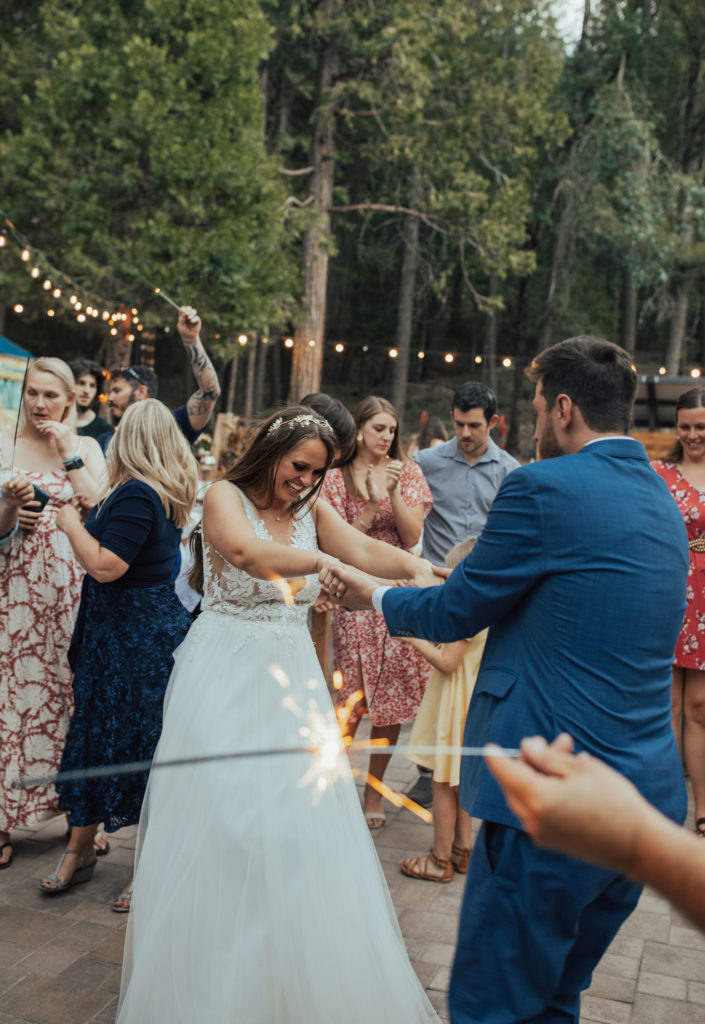 wedding in the woods