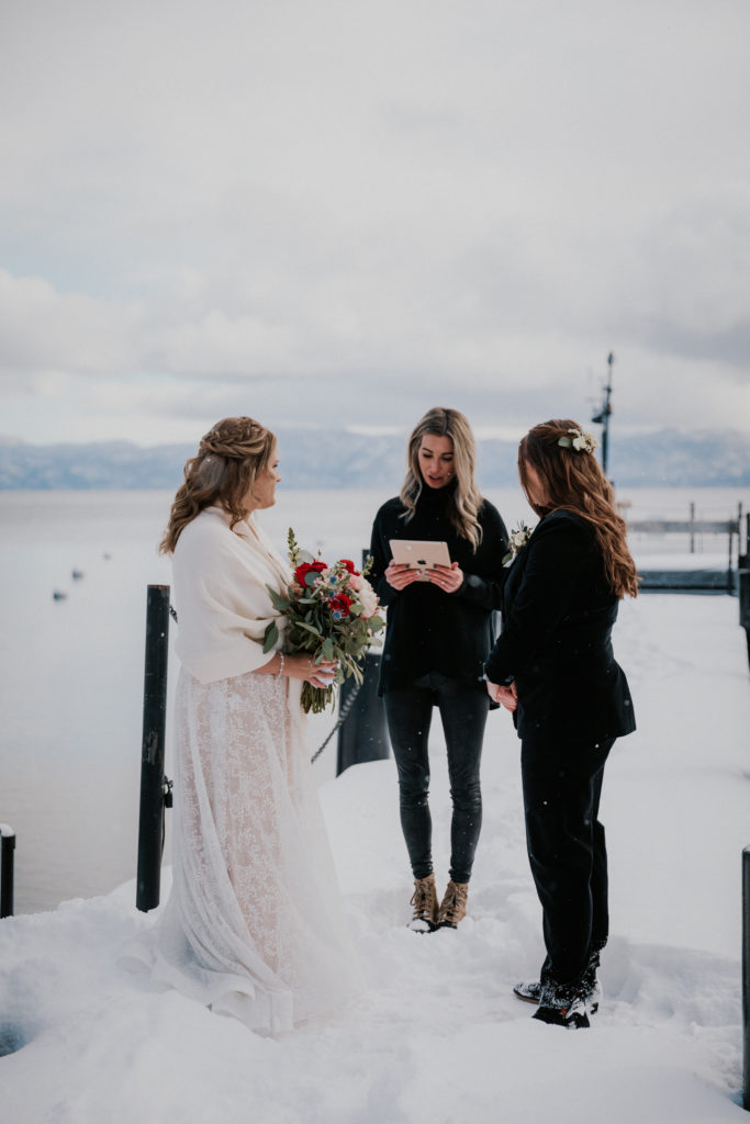 lake tahoe elopement
